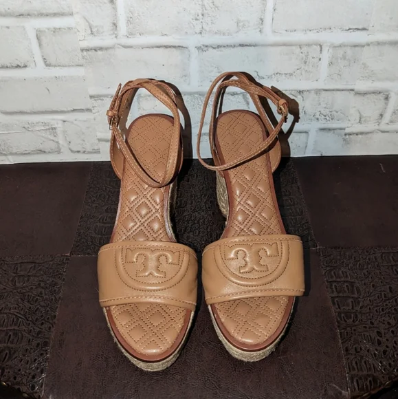Tory Burch Fleming Espadrille Sandals size 10
